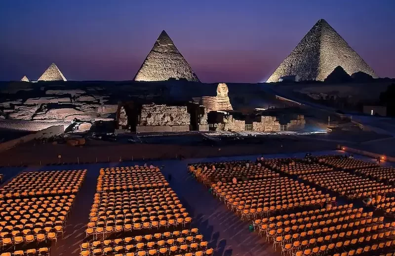 Sound & Light Show at the Pyramids – Evening Experience