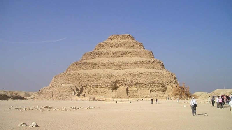 The Step Pyramid of Djoser in Saqqara, an ancient site included in Memphis & Saqqara tours.