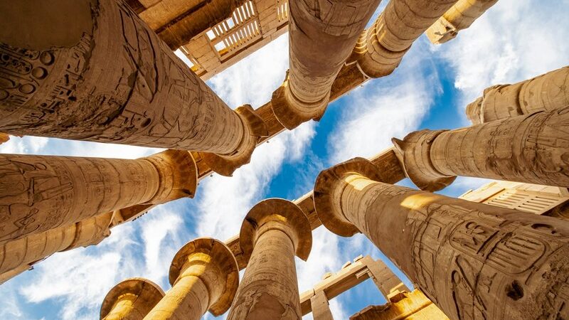 Karnak Temple in Luxor, a stunning ancient site visited during an 8 day trip to Egypt.