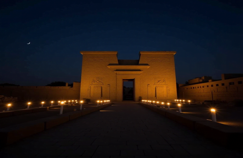 Sound & Light Show at Philae Temple in Aswan
