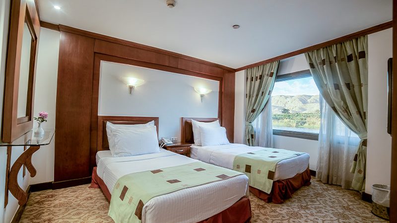 Suite with twin beds on Sonesta Nile Goddess Nile Cruise