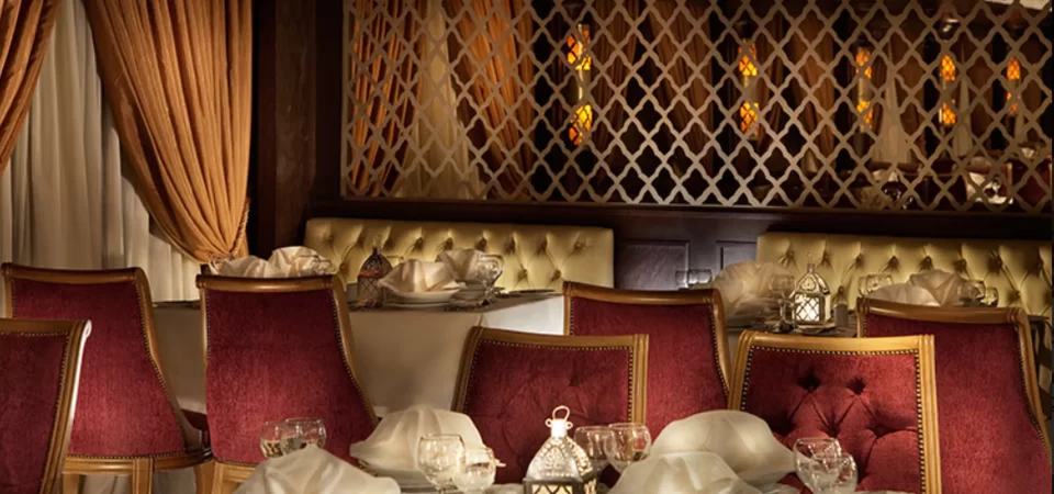 Restaurant on the Steigenberger Minerva Nile Cruise