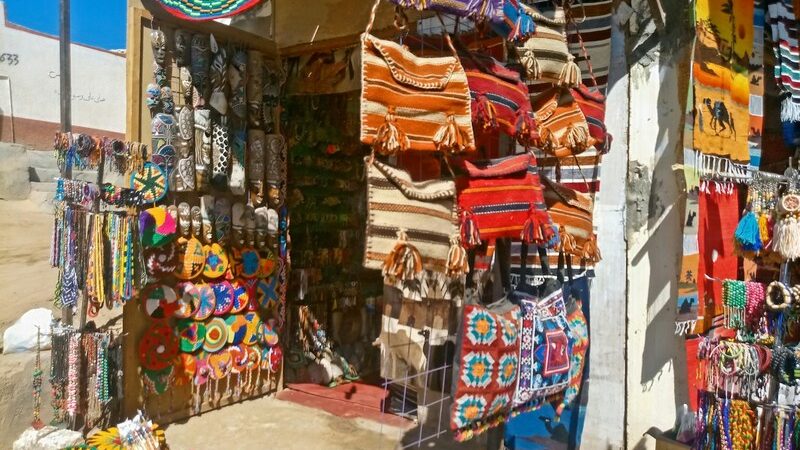 Souvenir market in Nubian Village, Aswan