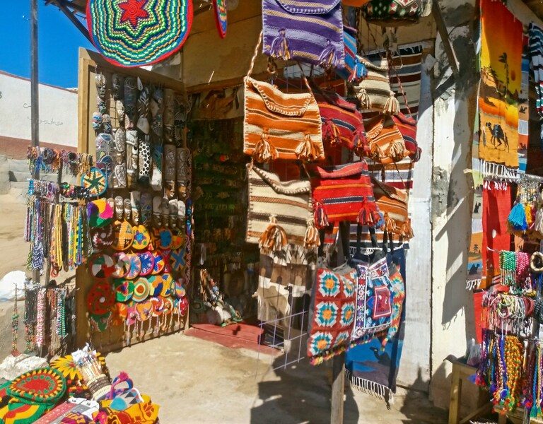 Traditional Nubian market in Aswan