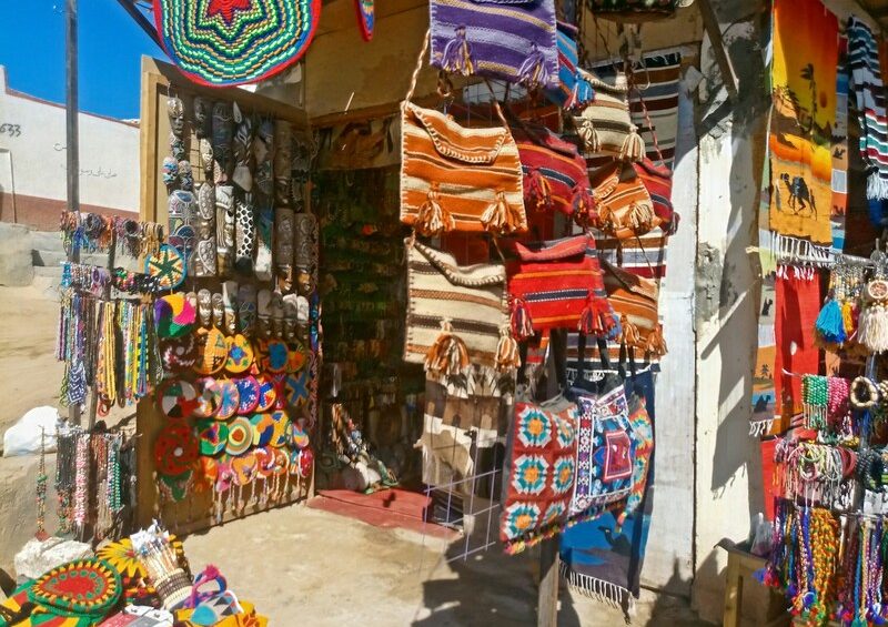 Traditional Nubian market in Aswan